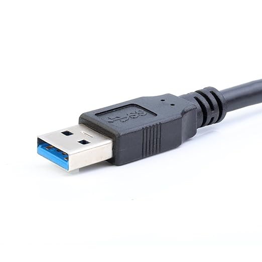 CNLINKO USB 3.0 Connector, Type A Female, Panel Mount Receptacles Socket with 40 inches Cable, Outdoor Waterproof IP67, Data + Power, Industrial Standard
