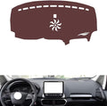Leather Dashboard Cover Compatible with Ford Ecosport（Navigation、Sound Hole） 2018，Dash Cover, Non-Slip Dash Cover, Dash mat Dashboard Cover, Interior Dash Covers