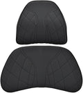 for Chevy Silverado 2007 2008 2009 2010 2011 2012 2013 Leather Car Seat Headrest Lumbar Cushion, Lumbar Support Pillow for Car,for Driving Traveling Relieving Neck Fatigue,3-B Black