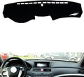 leather dashboard cover Compatible with HONDA crosstour 2011-2012，dash cover（black）
