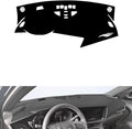 leather dashboard cover Compatible with Buick Envision S (warning light 2020-2023，dash cover（black）