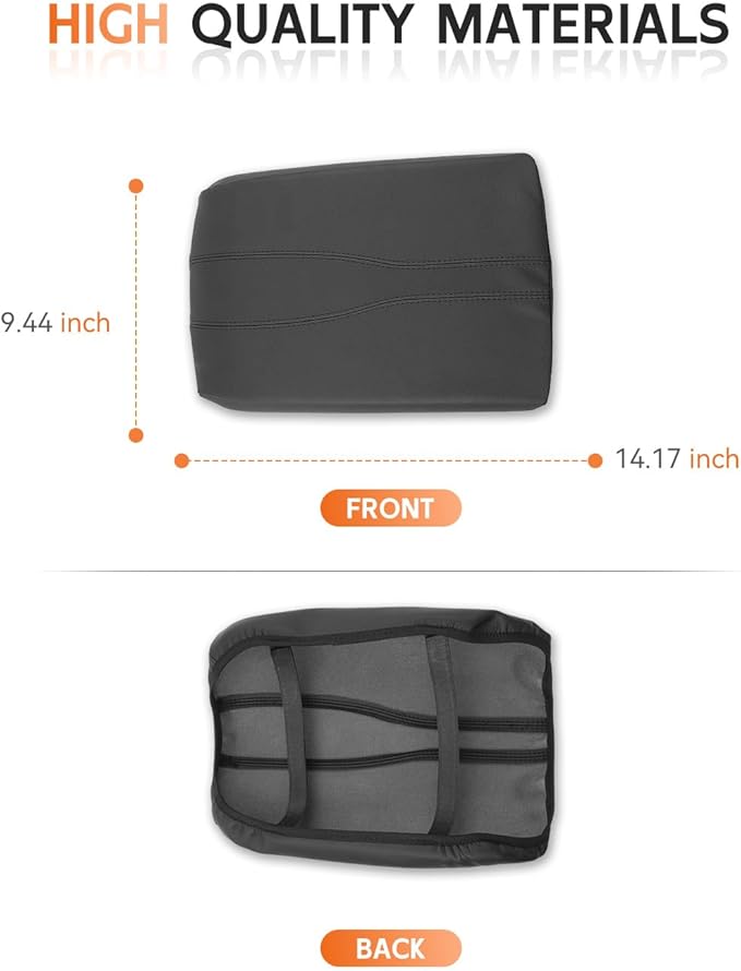 CDEFG for 2025 2026 Buick Enclave Center Console Cover Armrest Box Cover Enclave (Preferred, Sport Touring, Avenir) Accessories Console Arm Rest Protector