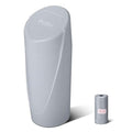 SGLRT Car Trash Can Bin with Lid - Car Garbage Can Cup Holder - Grey Mini Leakproof Vehicle Garbage Bin with 40pcs Trash Bags-Automotive Organizers and Storage for Front Back Seat Accessories