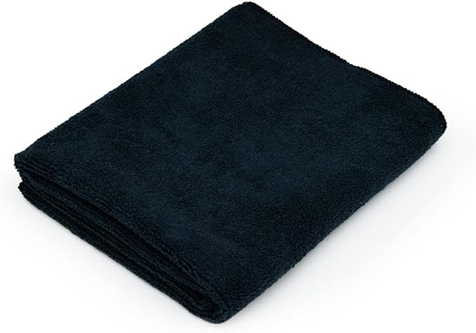 The Rag Company - Car Wash Microfiber Towel - Professional Detailing & Drying Towels, Lint-Free, Streak-Free, 320gsm, 16x27in, Midnight (Wholesale Case of 125)