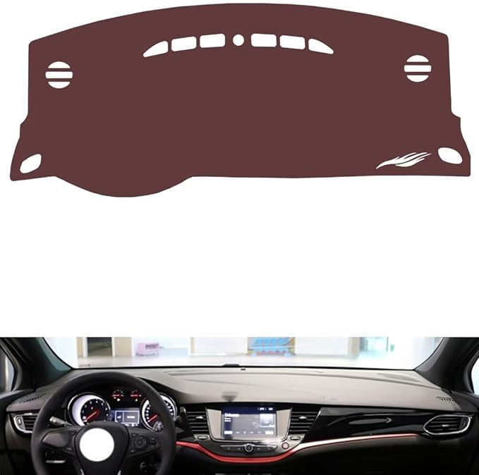 Leather Dashboard Cover Compatible with Buick Verano GS（No Warning Light），Dash Cover, Non-Slip Dash Cover, Dash mat Dashboard Cover, Interior Dash Covers