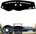 leather dashboard cover Compatible with BMW M3 (navigation) 2005-2013，dash cover（black）