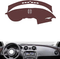 generic leather dashboard cover Compatible with Jaguar XJ，dash cover, Non-Slip Dash Cover, Dash mat Dashboard Cover, Interior Dash Covers, brown