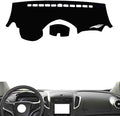 leather dashboard cover Compatible with Chevy Trax 2014-2016，dash cover（black）