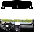 leather dashboard cover Compatible with HONDA eNP1，dash cover（black）