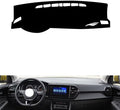 Leather Dashboard Cover Compatible with VW Compatible with Jetta VS7 2020-2025，Dash Cover（Black）