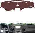 Leather Dashboard Cover Compatible with HyundaiHyundai Genesis Coupe 2009-2010，Dash Cover, Non-Slip Dash Cover, Dash mat Dashboard Cover, Interior Dash Covers