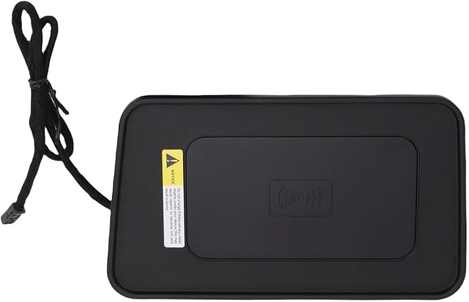 Keenso Wireless Charging Pad for Car, Non Slip Silicone Mat with Fast Charge for 2013-2019, Fit Front Console, Easy Install and Advanced Charging Technology