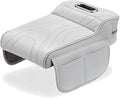 Car Armrest Cushion for Subaru Outback 1994–2025 2026 B16,Memory Foam Center Console Cover with Tissue Box and Cup Holder,Center Console Cover,White