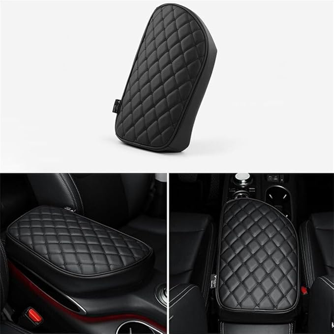 Cnaurda Memory Foam Center Console Cover Cushion Pad Car Armrest Arm Rest Cover Cushion Compatible with Genesis GV70 2022-2024 Accessories (Black)