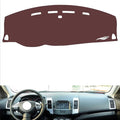 Leather Dashboard Cover Compatible with Mitsubishi Outlander 2006-2012，Dash Cover, Non-Slip Dash Cover, Dash mat Dashboard Cover, Interior Dash Covers