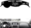 leather dashboard cover Compatible with Nissan Patrol 2014-2021，dash cover（black）