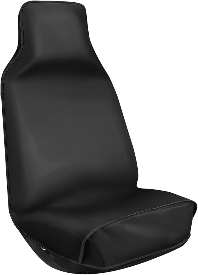 Xokaimeo Waterproof Front Car Seat Covers Black - Washable Front Car Seat Protectors with Anti Slip Bottom - Durable Auto Seat Cushions Universal Fit for Vehicles Cars SUV Trucks