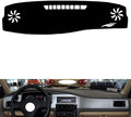 leather dashboard cover Compatible with VW Santana vista（No air outlet） 2004-2010，dash cover（black）