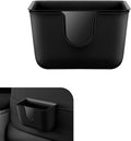 Car Trash Can, Multifunctional Double-Layer Seat Back Hanging Mini Trash Bin, Leak-Proof Waterproof Small Garbage Can for Cars, Universal Car Organizers and Storage Accessories (Black)