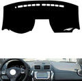 leather dashboard cover Compatible with Suzuki SX4，dash cover（black）