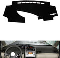 leather dashboard cover Compatible with Toyota EZ，dash cover（black）