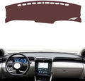 Leather Dashboard Cover Compatible with HyundaiHyundai Tucson L 2021-23，Dash Cover, Non-Slip Dash Cover, Dash mat Dashboard Cover, Interior Dash Covers