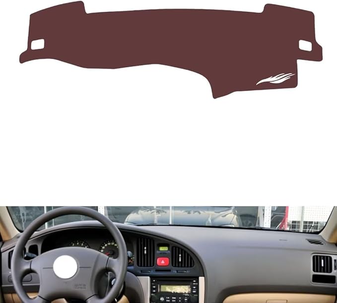 Leather Dashboard Cover Compatible with HyundaiHyundai Elantra (Full Coverage) 2004-2011，Dash Cover, Non-Slip Dash Cover, Dash mat Dashboard Cover, Interior Dash Covers
