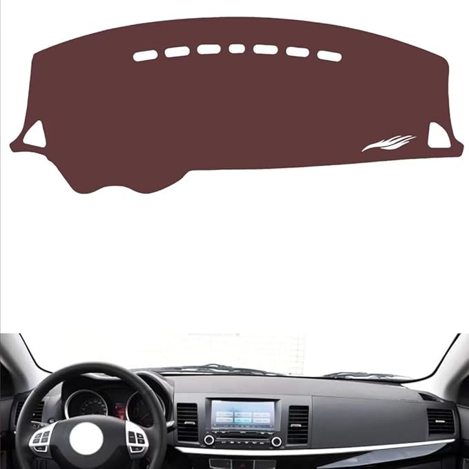 Leather Dashboard Cover Compatible with Mitsubishi Leancer，Dash Cover, Non-Slip Dash Cover, Dash mat Dashboard Cover, Interior Dash Covers