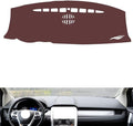 Leather Dashboard Cover Compatible with Ford Edge (Speakers 2011-2012，Dash Cover, Non-Slip Dash Cover, Dash mat Dashboard Cover, Interior Dash Covers