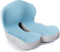 Back and Seat Cushion,Truck Seat Cushion for Long Driving,Ergonomic Non Slip Memory Foam Seat Skin with Back Support,L-Shaped Lumbar Support,Breathable & Machine-Washable,for Car,Office,Home