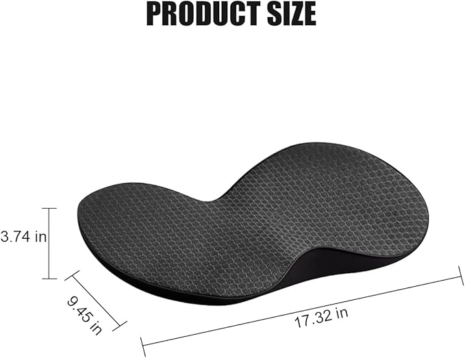Car Seat Cushion, Memory Foam Sciatica & Lower Back Pain Relief Vehicle Chair Pillow for Driving, Breathable Automotive Seat Support Pad, Universal for SUV Sedan Truck (Black)