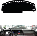leather dashboard cover Compatible with HONDA Elysion 2012-2015，dash cover（black）