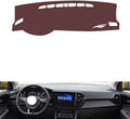 generic leather dashboard cover Compatible with VW Compatible with Jetta VS7，dash cover, Non-Slip Dash Cover, Dash mat Dashboard Cover, Interior Dash Covers, brown