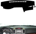 leather dashboard cover Compatible with Toyota Prado (2700) 2004-2006，dash cover（black）
