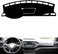 leather dashboard cover Compatible with VW T-CROSS，dash cover（black）