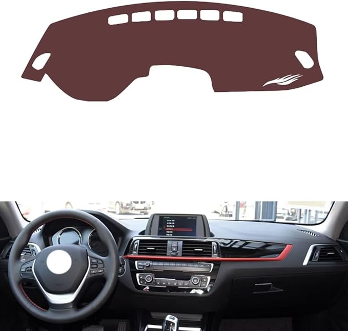 Leather Dashboard Cover Compatible with BMW 2 Series 2018-2019，Dash Cover, Non-Slip Dash Cover, Dash mat Dashboard Cover, Interior Dash Covers