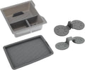 JOWUA Center Console Set Compatible for Tesla New Model Y Juniper 2025+ Include Light Transmission Center Console Organizer, 2PCS Cup Coater, Center Console Silicone Mat