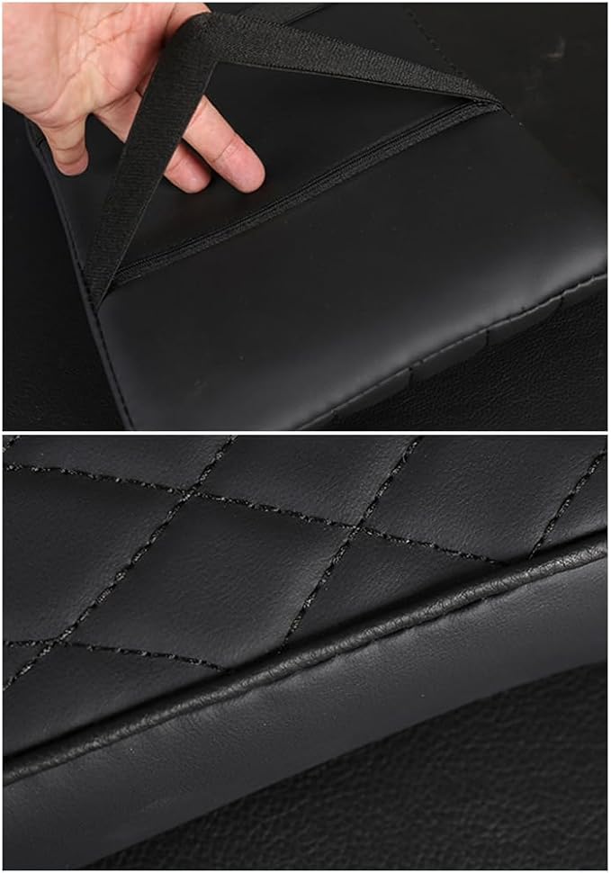 Car Center Console Armrest Mat for Subaru Forester SK SJ SH SG SF 5/4/3/2.Gen 2003-2023 2024 2025 Universal Armrest Seat Box Protector Cover Leather for SUV Truck Vehicle,Brown, normal