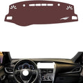 Leather Dashboard Cover Compatible with Toyota Vios 2019-2022，Dash Cover, Non-Slip Dash Cover, Dash mat Dashboard Cover, Interior Dash Covers