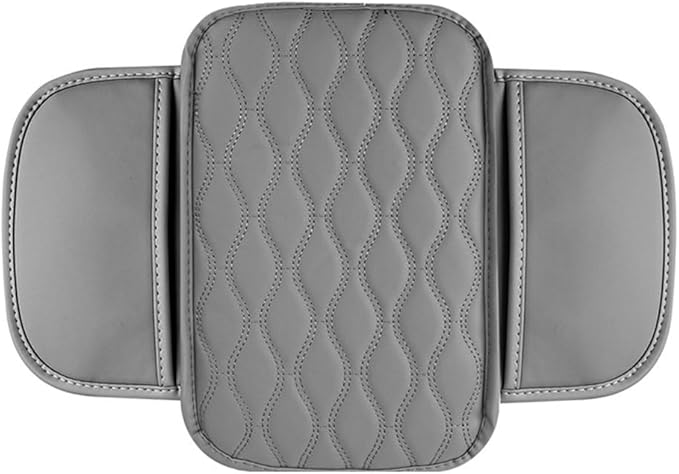 Car Armrest Pad for BMW M4 Competition Convertible Coupe F83 F82 G82, Waterproof Center Console Cushion Pad Cover Armrest Storage Box Mat Protection Interior Accessories,A-Grey