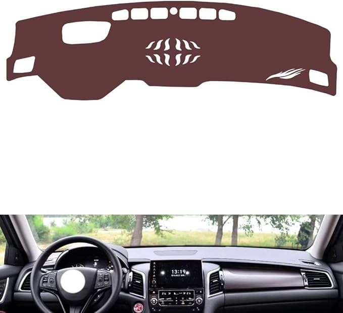 Leather Dashboard Cover Compatible with Honda URV (HUD，Dash Cover, Non-Slip Dash Cover, Dash mat Dashboard Cover, Interior Dash Covers