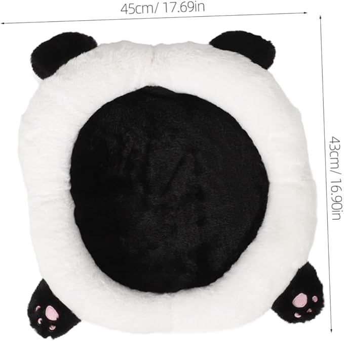 GLEAVI Cute Panda Car Seat Cushion Lumbar Support for Adults Easy to Install Comfortable Driving Accessory for Christmas and Birthdays