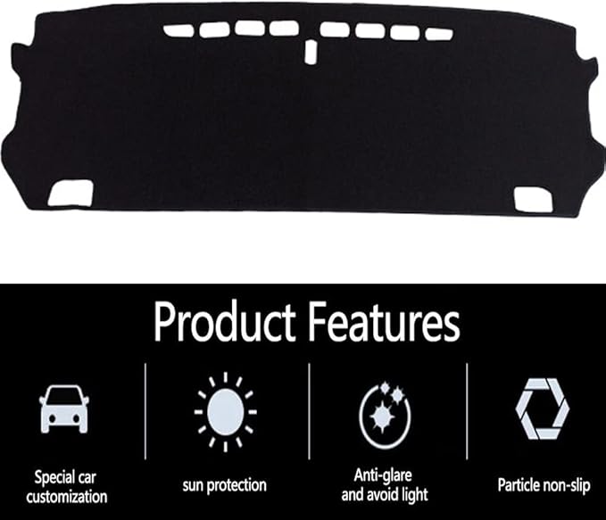 Dashboard Cover for 2021,2022 Fit,Polyester Dash Covers mat,Car Dash Board Protecter Cover,Interior Dash Covers Pads,Blue
