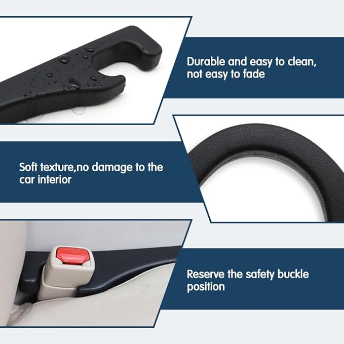 2Pcs Car Seat Gap Filler, Seat Gap Blocker, PU Leather Car Seat Gap Plug to Fill The Gap Between Seat and Console Stop Things from Dropping, Universal Car Interior Accessories for Car Truck