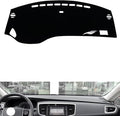 leather dashboard cover Compatible with HONDA Odyssey 2015-2021，dash cover（black）