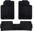 NEEDZ UltraGuard Floor Mats for Cars, Trucks, and SUVs, HydroShield Waterproof & Weather-Resistant, Sturdy Rubber, Customizable Trim-to-Fit Protection, Anti-Slip Floor Liners, Full Set (Black).