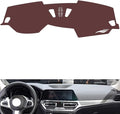 Leather Dashboard Cover Compatible with BMW New 3 Series (NO HUD 2020-2022，Dash Cover, Non-Slip Dash Cover, Dash mat Dashboard Cover, Interior Dash Covers