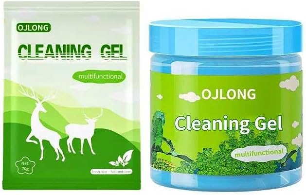 Car Cleaning Gel Kit Universal Detailing Automotive Dust Car Crevice Cleaner Auto Air Vent Interior Detail Removal Putty Cleaning Keyboard Cleaner for Car Vents, PC, Laptops, Cameras