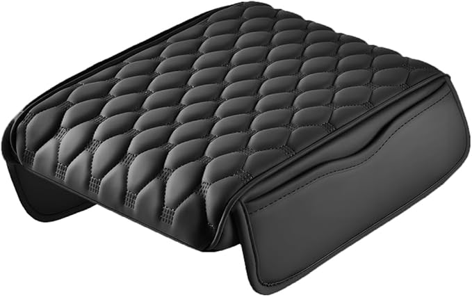 Civenhhd Car Armrest Pad, Universal Armrest Cushion Pad, Leather Armrest Box Pad