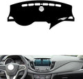 leather dashboard cover Compatible with Chevy Monza 2019-2022，dash cover（black）